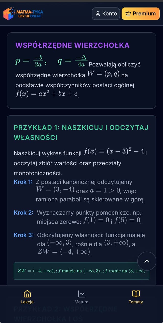 Matma-Tyka na telefonie — lekcje i zadania