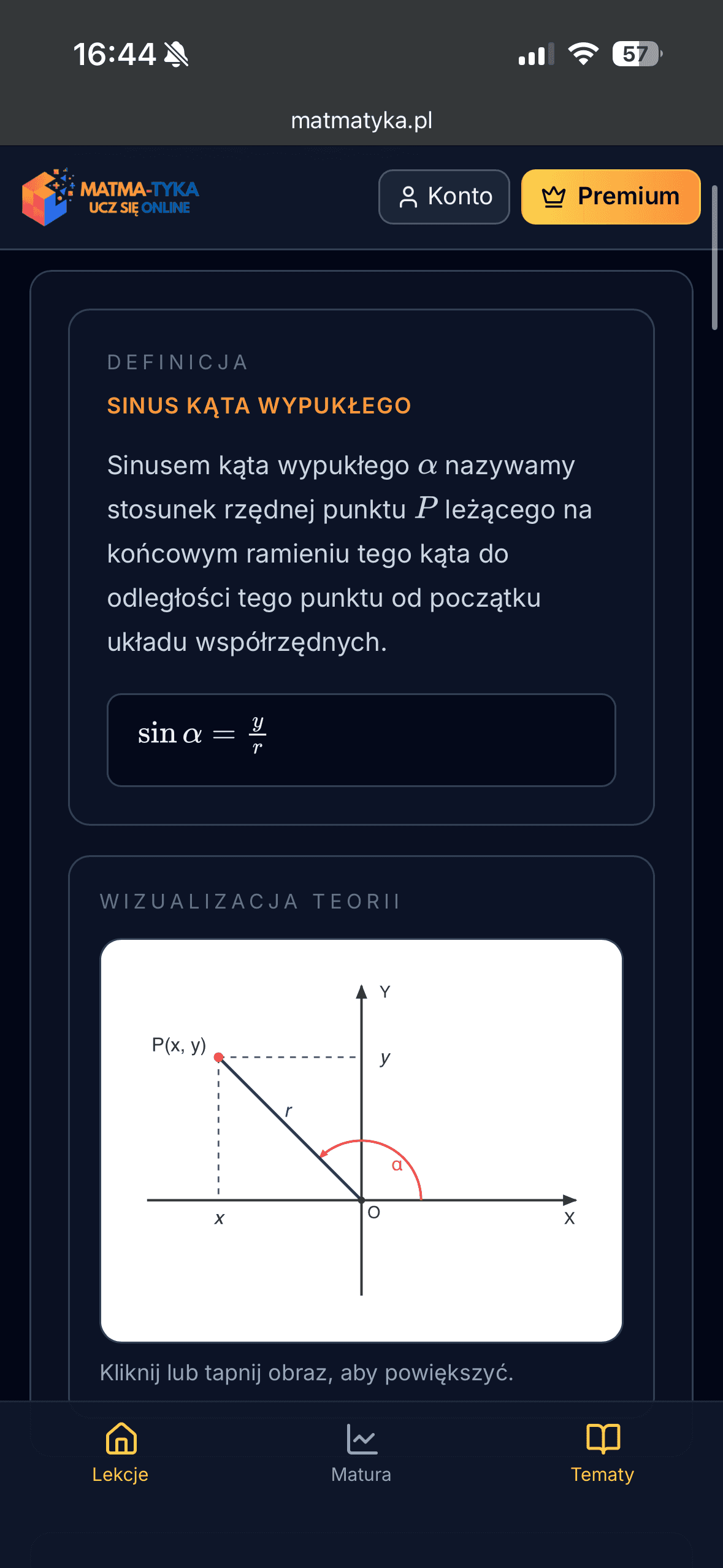 Matma-Tyka na telefonie — lekcja